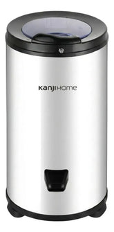 Secarropas Centrífugo Eléctrico Kanji Acero Inox 6kg 2800rpm Plateado
