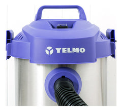 Aspiradora De Tacho Yelmo Ecociclo 16l As-3314 Plateada E Índigo 50hz Plateado/índigo