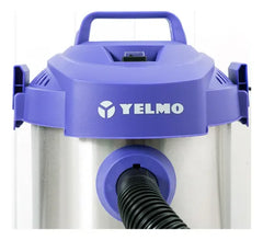 Aspiradora De Tacho Yelmo Ecociclo 16l As-3314 Plateada E Índigo 50hz Plateado/índigo
