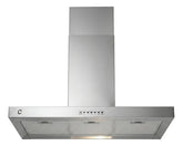 Campana Extractora De Pared Cata Sk9000x De 90cm Gris