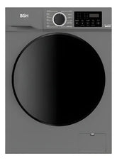 Lavarropas Bgh Inverter Frontal 8kg Bwfe08s24ar Dark Silver - Gris Oscuro