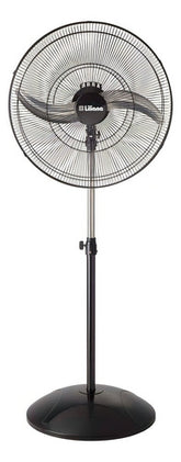 Ventilador De Pie Liliana Vp25m Negro 2 Palas Plateado 25 Diámetro 25 Material De Las Aspas Metal