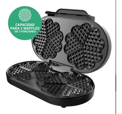 Waflera Para 2 Waffles Peabody Pe-wm187xl De 1200w Negro