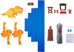 Metal Machines T-rex Attack Juego De Pistas De Construcción