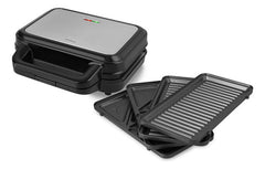 Sandwichera 2 En 1 Atma Placas Antiadherentes Triangular Y Panini