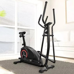 Bicicleta Eliptica Con Asiento Tm 61505 Negro Acero Abs Ct