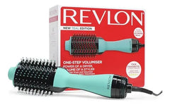 Cepillo Secador Revlon Voluminizador One Step Color Turquesa Verde Agua