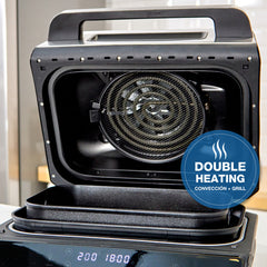 Freidora De Aire Peabody Pe-afg03n 7l Negra 1.8kw Color Negro