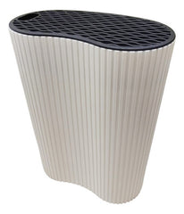 Set Juego 5 Cuchillos Tijera Soporte Blanco Cocina Chef Cts Blanco