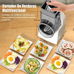 Picadora Cortadora Trituradora Verdura Vegetal Carga Usb Cts Blanco