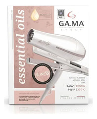 Combo Ga.ma Pack Secador Bora + Planchita Elegance Lino