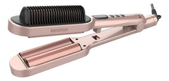 Planchita De Pelo Ga.ma Waver Y Brush Keration Led T220c Cts Rosa