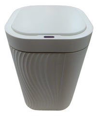 Cesto De Basura Inteligente Con Sensor Vivendi De 15lts Blanco