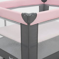Practicuna Corralito Plegable Transportable Bebesit 2105-ac Rosa Liso
