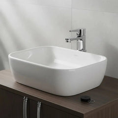 Griferia Lavatorio Fv 0181/g9 Alba Monocomando Baño Pileta Plateado Brillante