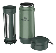 Yerbera Stanley Classic Stay Fresh 500gr Verde Despolvillador De Yerba Mate Tamizador Saca Polvo