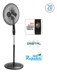 Ventilador De Pie Liliana De 20 Vpc20b 3 Velocidades 90w 50.8 Cm Negro Plateado Metal 3
