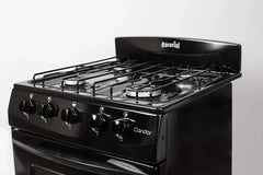 Cocina A Gas Natural Escorial Candor S2 Negra Cs Negro