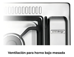 Anafe A Gas Longvie A2600rxf Inox Rejillas De Ventilación Color Gris