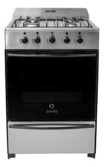 Cocina Gas Natural Escorial Master Classic Inox 56cm Gris