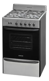 Cocina A Gas Longvie 13331xf 56cm Inox Cajón Parrilla Color Acero Inoxidable Tipo De Conexión Multigas