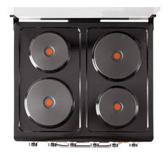 Cocina Electrica Telefunken Ekxl01v Inox 60cm Luz Horno Plateado