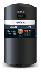 Termotanque Señorial 80 Litros Electrico Black 2.0 Negro Cta Negro