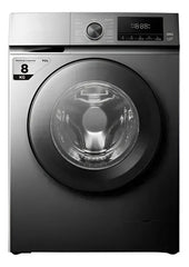 Lavarropas Carga Frontal Tcl P108afl Inverter 8kg 1400rpm Gris Oscuro