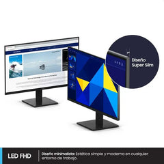 Monitor Samsung 24 Gamer S3 S30gd Full Hd Ips 100hz. Negro