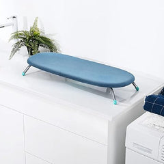 Tabla De Planchar Plegable Portatil Mesada Compacta Tm Lisa Azul Acero