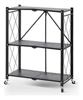 Organizador Auxiliar Multiuso 3 Estantes Plegable Ruedas Cs