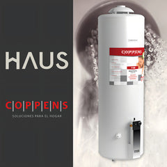 Termotanque Multigas Coppens 120 Litros Conexion Superior Color Blanco