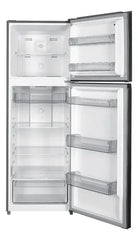 Heladera con freezer Top Mount Tcl P333tmn 333l Inverter Inox