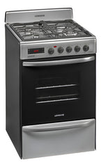 Cocina A Gas Longvie 21601xt 60cm Inox Grill Eléctrico Acero Inoxidable