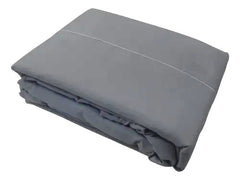 Juego Sabanas 2 Plazas 1/2 Vivendi Cotton Touch Gris 300h Gris Liso
