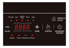 Anafe Eléctrico Vitrocerámico Ultracomb An-2211 Negro 2000w Negro