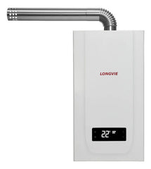 Calefón Digital Tiro Forzado Longvie Cf16-n Pilotless 16lts Blanco Gn