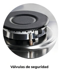 Anafe A Gas Longvie A6600rxf Inox Rejillas De Ventilación Color Acero Inoxidable