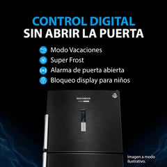 Heladera Koh-i-noor Khga41di/9 No Frost Inverter 417l Acero Plateado