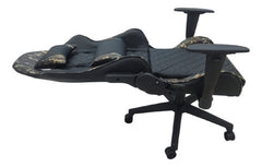 Silla Oficina Gamer Xbox Playstation Color Negro Camuflado Negro Cuero Sintético