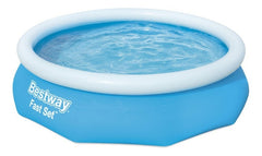 Pileta Inflable Redonda Bestway Fast Set 57009 De 3.05m X 76cm 3638l Azul