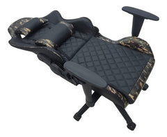 Silla Oficina Gamer Xbox Playstation Color Negro Camuflado Negro Cuero Sintético