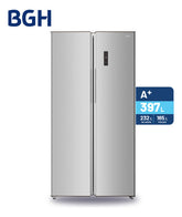 Heladera Inverter No Frost Bgh 397l Brs400i1a Inox