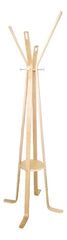 Perchero De Pie Nordico De Madera Natural Tio Musa Color Marrón Claro