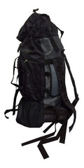 Mochila Camping Trekking Outdoor Negro Gris Oscuro 90lts