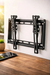 Soporte Tv Philco Inclinable Para Pantallas De 23 A 42 Universal Vesa Reforzado Con Kit De Instalación Negro