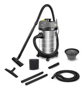 Aspiradora Tacho Profesional Kärcher Nt30/1 Polvo Liquido Cs Acero Inoxidable/gris/negro