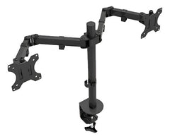 Combo Soporte Brazo Doble Monitor Notebook Onebox Lcd23+5 Cs Negro