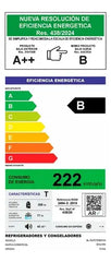 Heladera Smartlife Con Dispenser No Frost Inverter 354l Gris