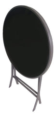 Combo 2 Sillas Rattan Plegables 1 Mesa 60cm Vidrio Caño Ct Marrón Ratán